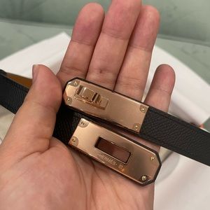 ROSE GOLD Kelly belt